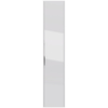 Пенал Dreja PRIME, 35 см, 1 дверца, 4 стеклянные полки, белый глянец, 99.9303 - фото, отзывы, цена